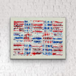 100, 19th ammendment abstract painting by michelle capizzi